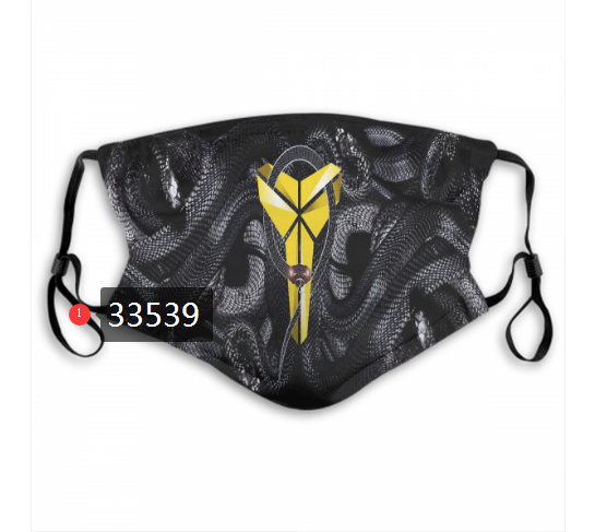 2021 NBA Los Angeles Lakers #24 kobe bryant 33539 Dust mask with filter